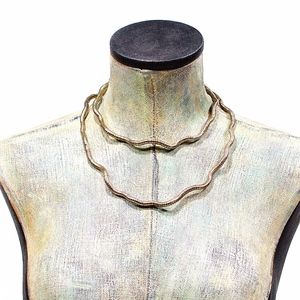 VTG 70's Metal Bendable Articulated Snake Necklace